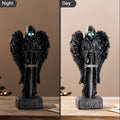 Glitzhome 12 H Halloween Lighted Resin Grim Reaper Table Decor With Timer