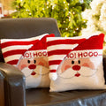 Glitzhome 13.98 L Hooked 3D Christmas Pillow