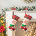 Glitzhome 21 L Fabric Christmas Decoation Stocking