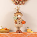 Glitzhome 25 H 35 H Fall Fabric Highland Cow Porch Decor With Telescoping Legs