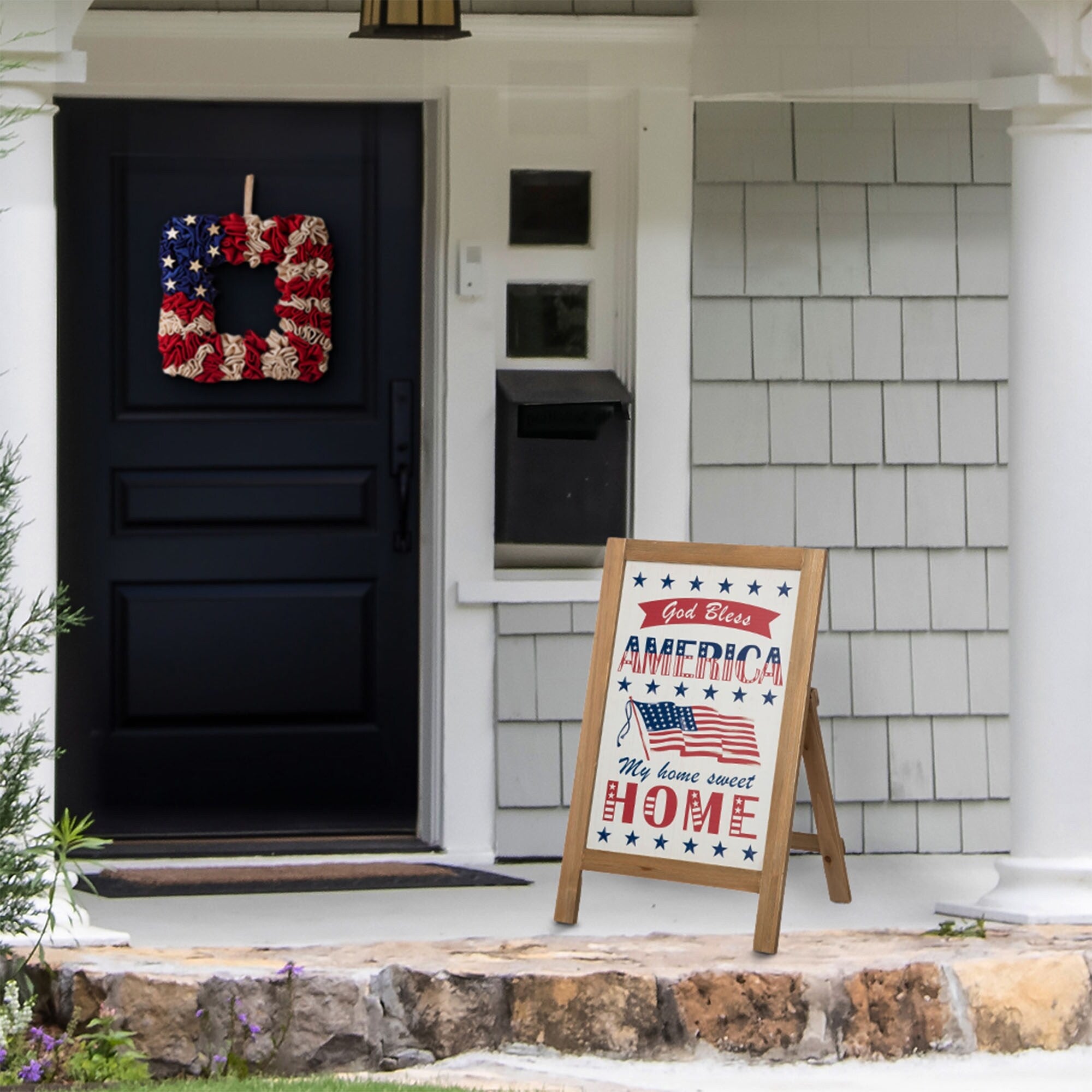 Glitzhome Wooden Word Sign Standing Decor