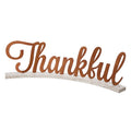 Glitzhome Fall Wooden And Metal Thankful Decor