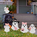 Glitzhome Halloween Metal Ghosts Yard Stake