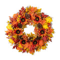 Glitzhome Oversized Fall Sunflower Wreath Teardrop Garland