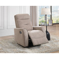 Glory Furniture Aldous Microsuede Velvet Rocker Recliner With Rocker Reclining