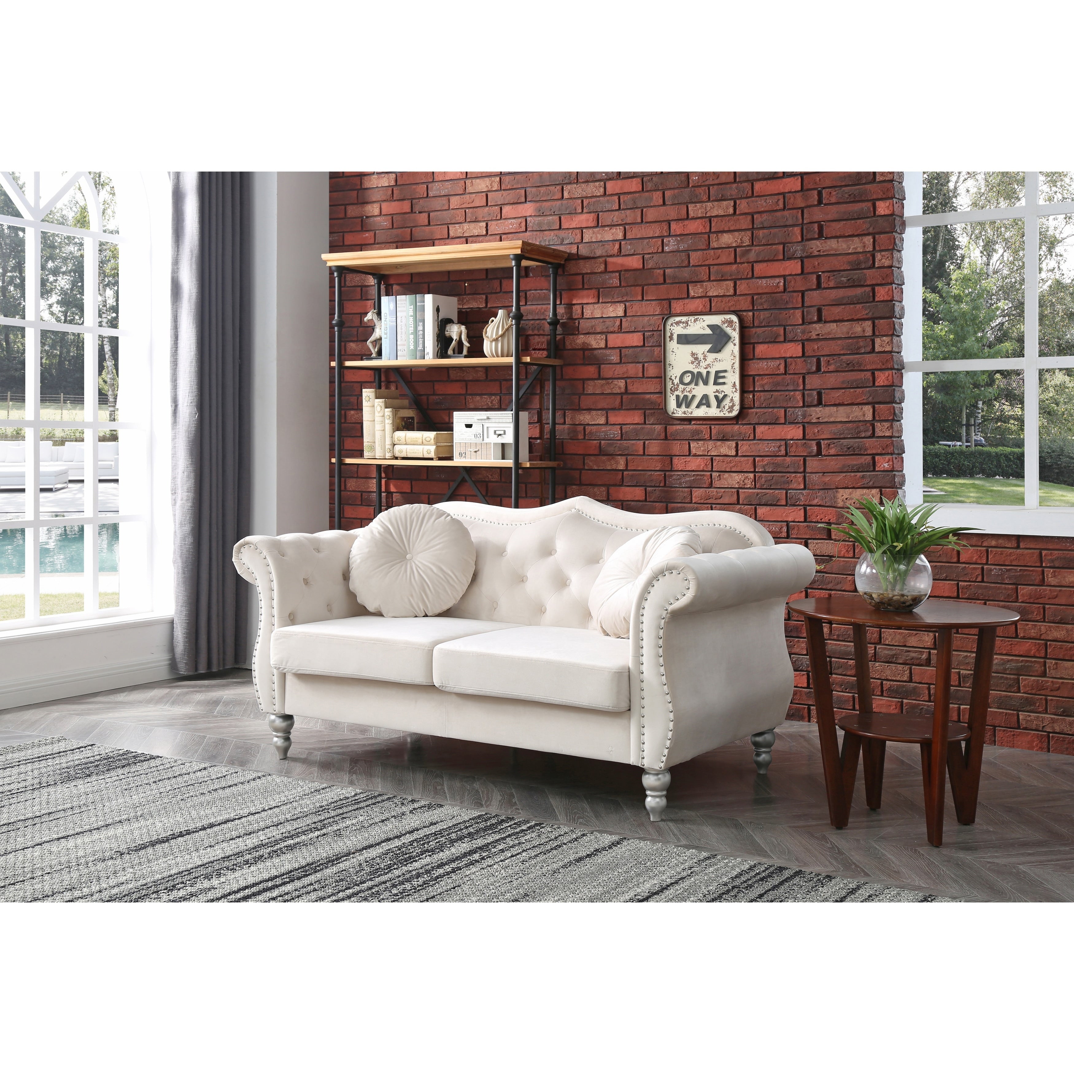 Glory Furniture Calypso Quality Materials Loveseat With Dependable Functionality