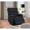 Glory Furniture Clementine Velvet Corded Fabric Glider Recliner With Glider Reclining