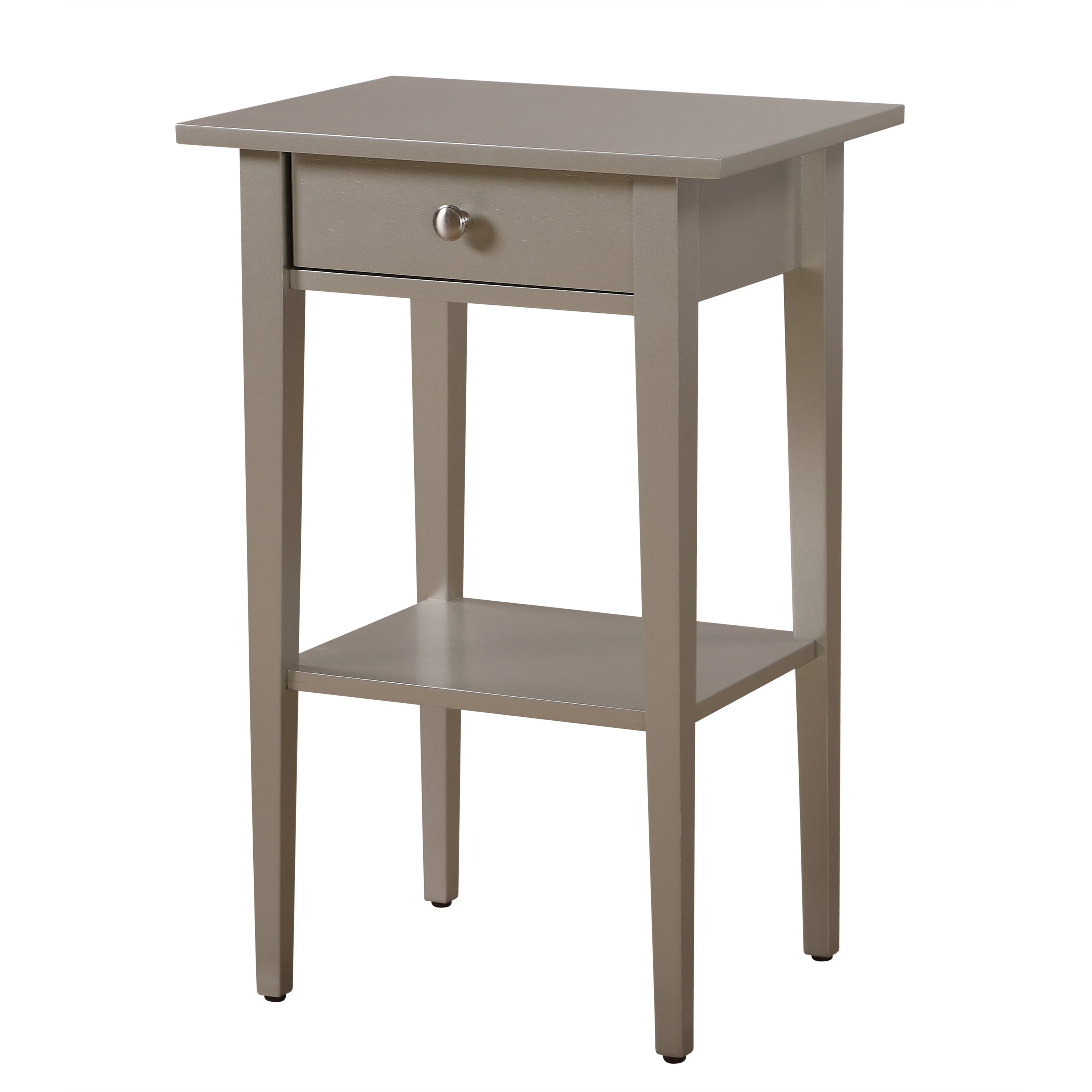 Glory Furniture Dalton G034 N Nightstand Silver Champagne