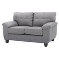 Glory Furniture Linnea Quality Materials Loveseat With Padded Arm Comfort