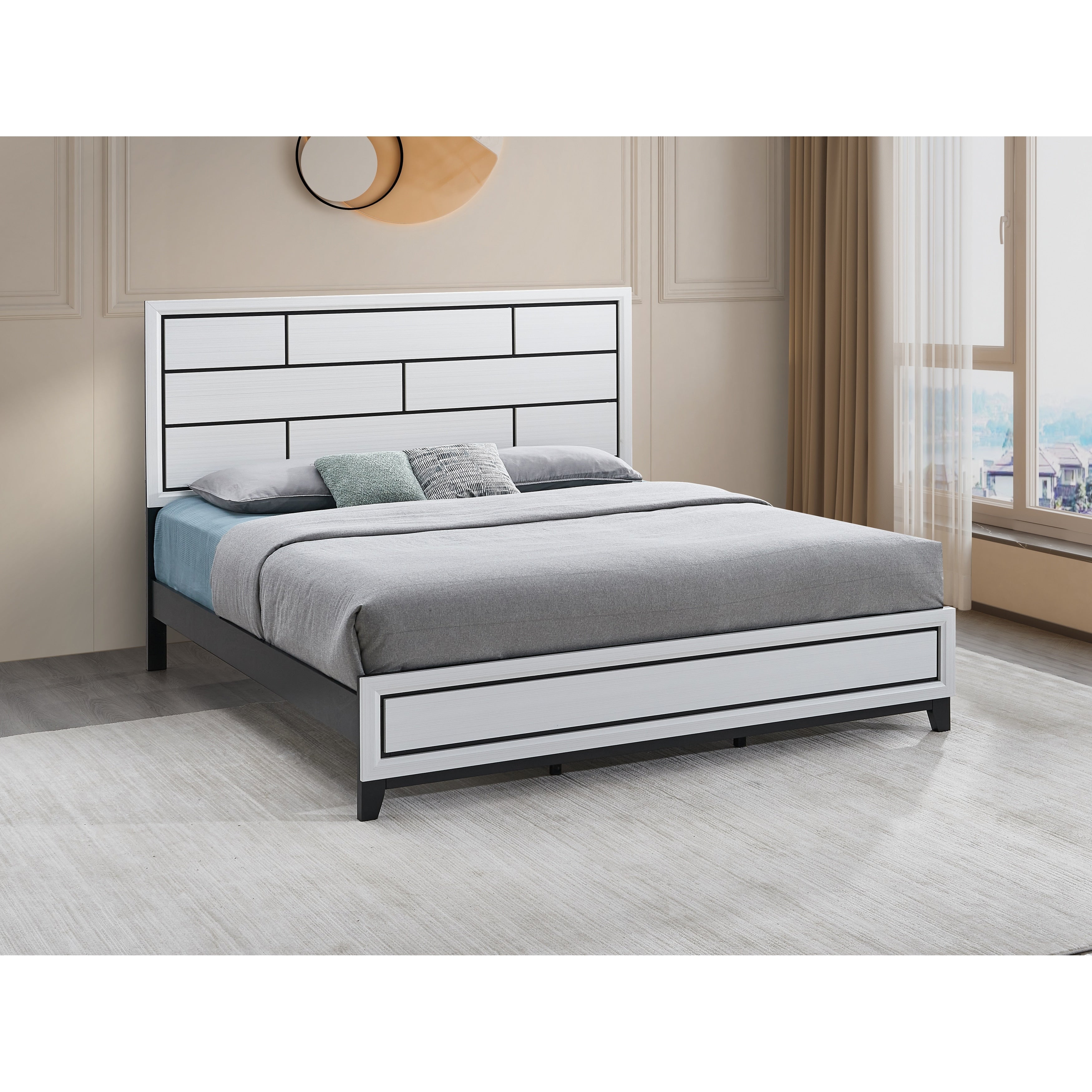 Glory Furniture Olympia Laminate Queen Bed With Dependable Functionality