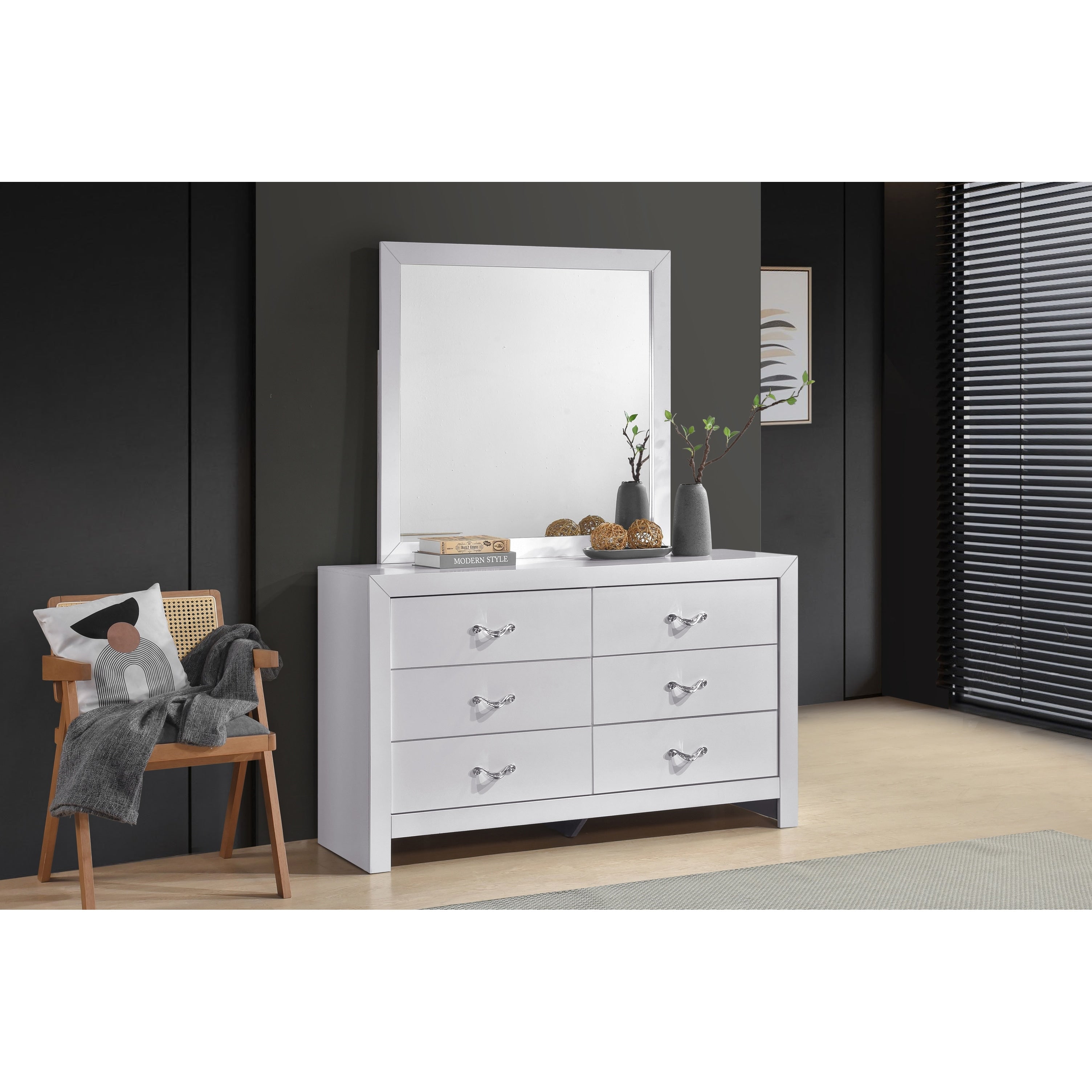 Glory Furniture Philippa High Grade Laminate Chest With Dovetailed Drawers