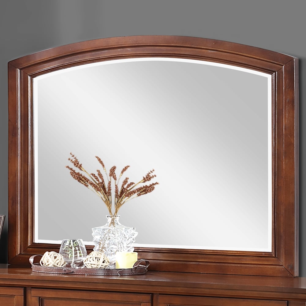 Glory Furniture Silas Wood Mirror With Decorative Frame