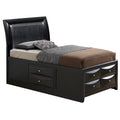 Glory Furniture Tobias Quality Construction Twin Storage Bed With Ample Storage Drawers