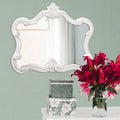 Glossy White Veruca Mirror Glossy White