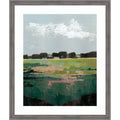 Glowing Pasture No. 1 By Grace Popp Wood Framed Wall Art Print