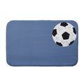 Goals Gourds And Gatherings Soccer Ball Bath Mat