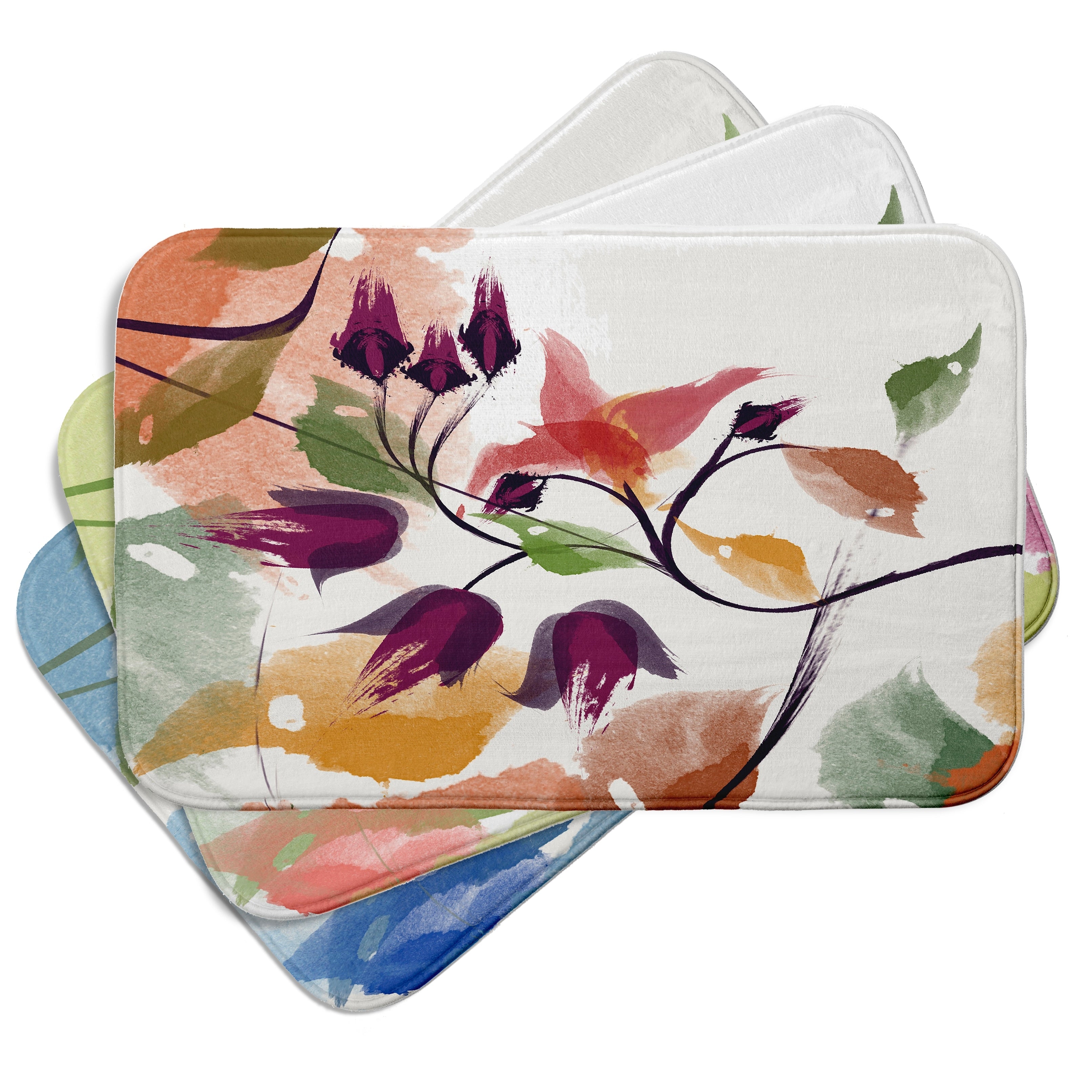 Goals Gourds And Gatherings Windy Bloom Bath Mat
