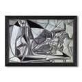 Goats Skull Bottle And Candle 1952 Pablo Picasso Custom Framed Canvas