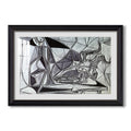 Goats Skull Bottle And Candle 1952 Pablo Picasso Custom Framed Print