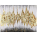 Silver Orchid Textured Metallic Hand Painted Wall Art