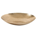Gold Aluminum Tray Wall Art With Chisel Texture Small N A