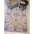 Gold Traditional Oriental Tabriz Rug 411 X 710