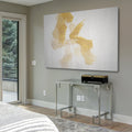 Gold On Stone Gallery Wrapped Canvas