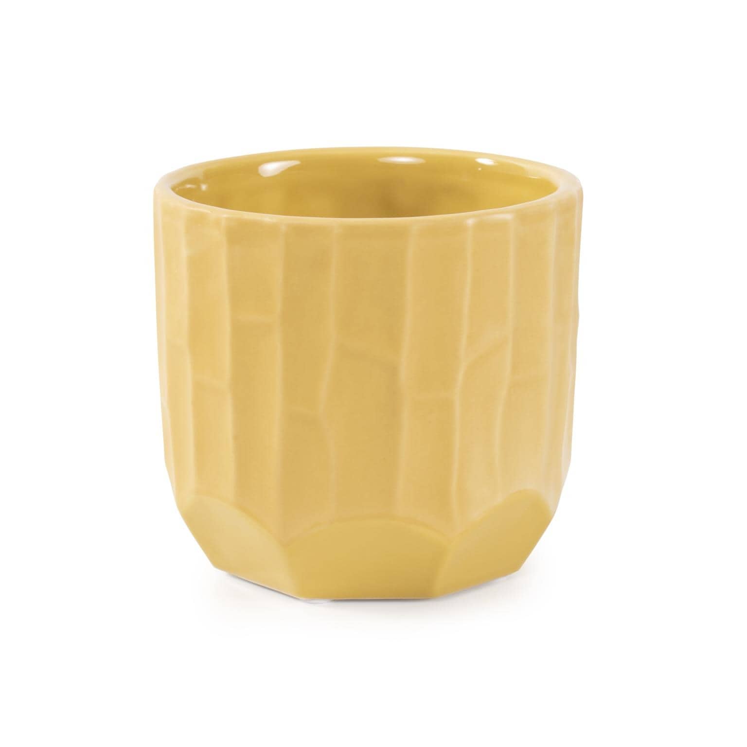 Golden Bee Ceramic Cache Pot Short