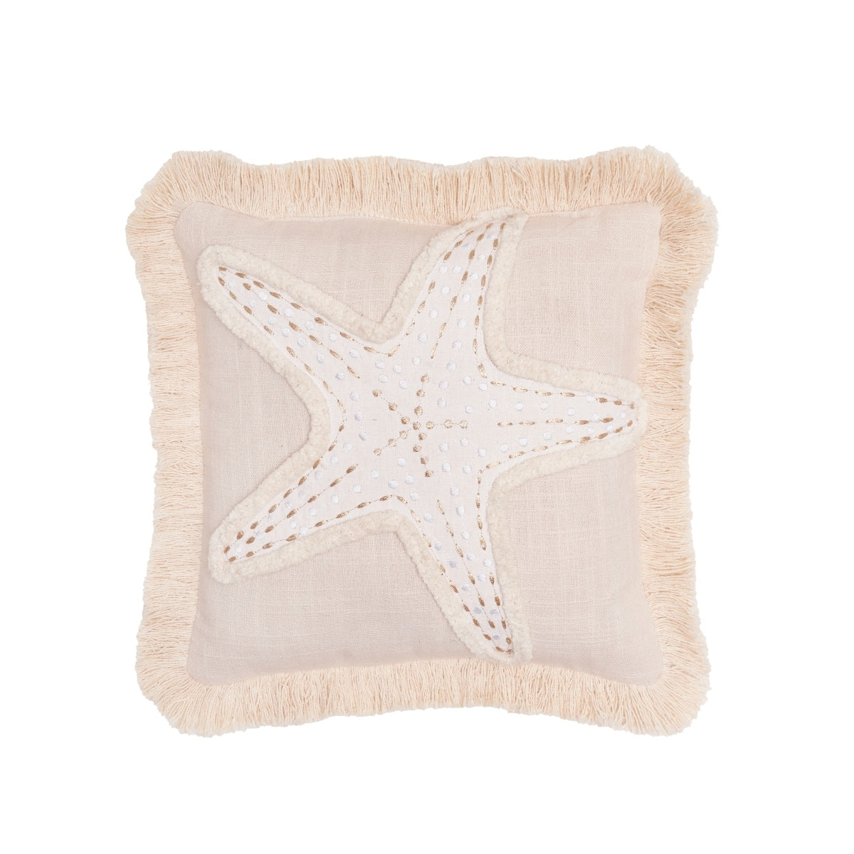 Golden Coast Starfish Pillow