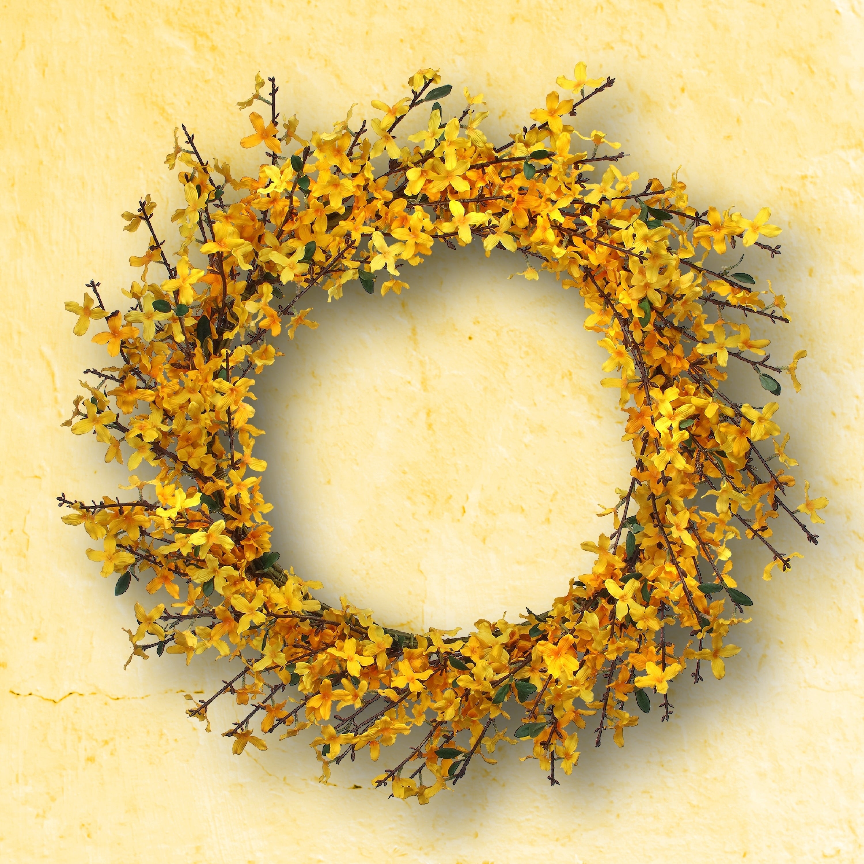 Golden Forsythia Wreath 28