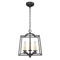 Golden Lighting Athena Grecian Gold Steel Glass 3 Light Pendant Fixture