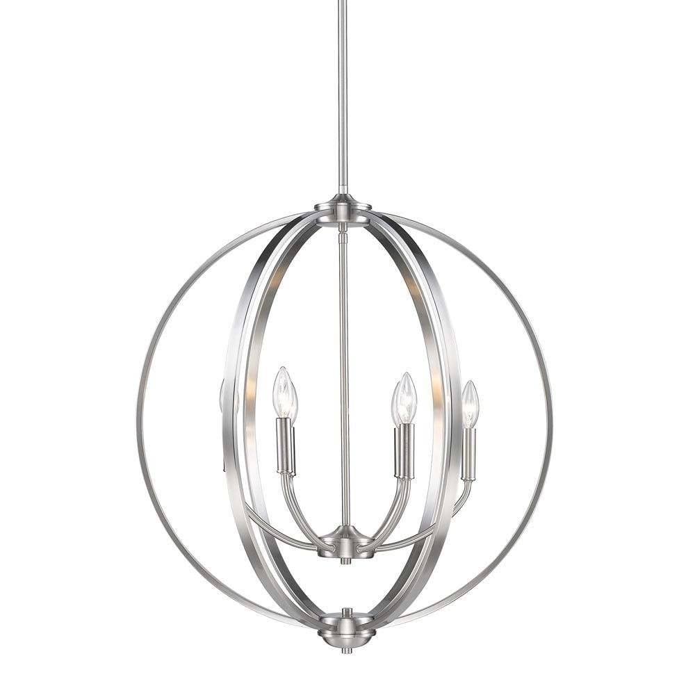 Golden Lighting Colson Pewter 6 Light Chandelier