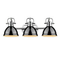Golden Lighting Duncan 3 Light 25 Wide Bathroom Vanity Light