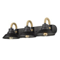 Journey 3 Light Bath Vanity Natural Black