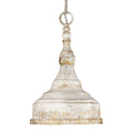 The Gray Barn Robin Hill 1 Light Antique Ivory Steel Pendant
