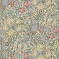 Golden Lily Linen Peel And Stick Wallpaper