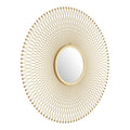 Glow Round Mirror Gold N A