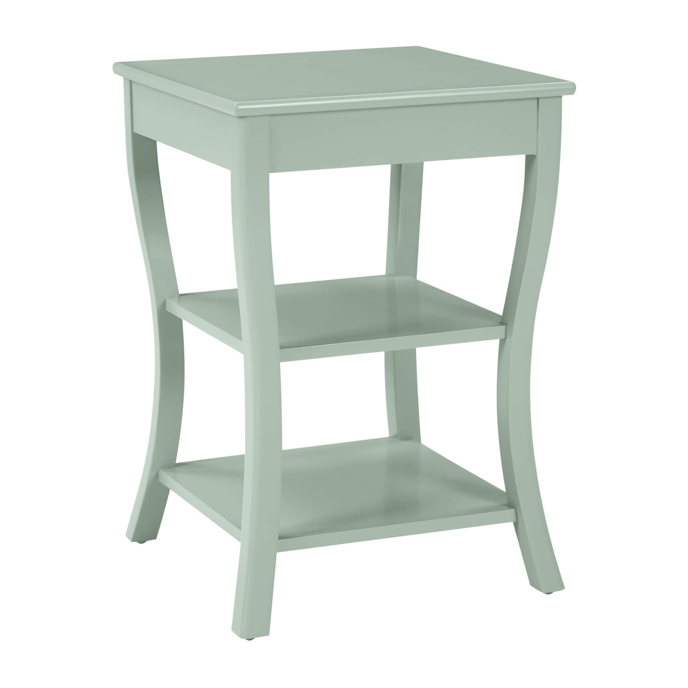Golden Side Square Table