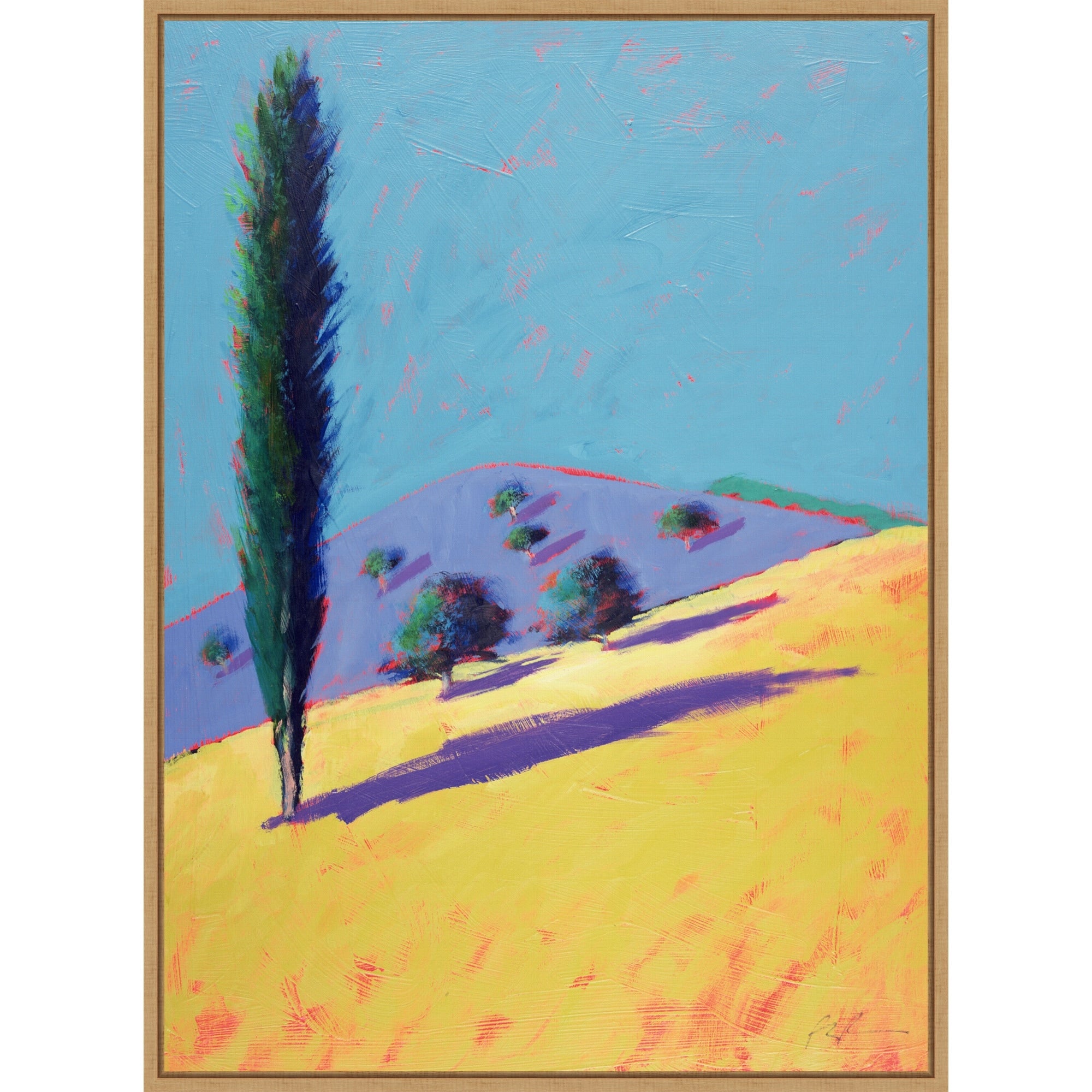 Golden Valley By Paul Powis Framed Canvas Wall Art Print