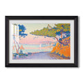 Golfe Juan 1896 Paul Signac Custom Framed Print