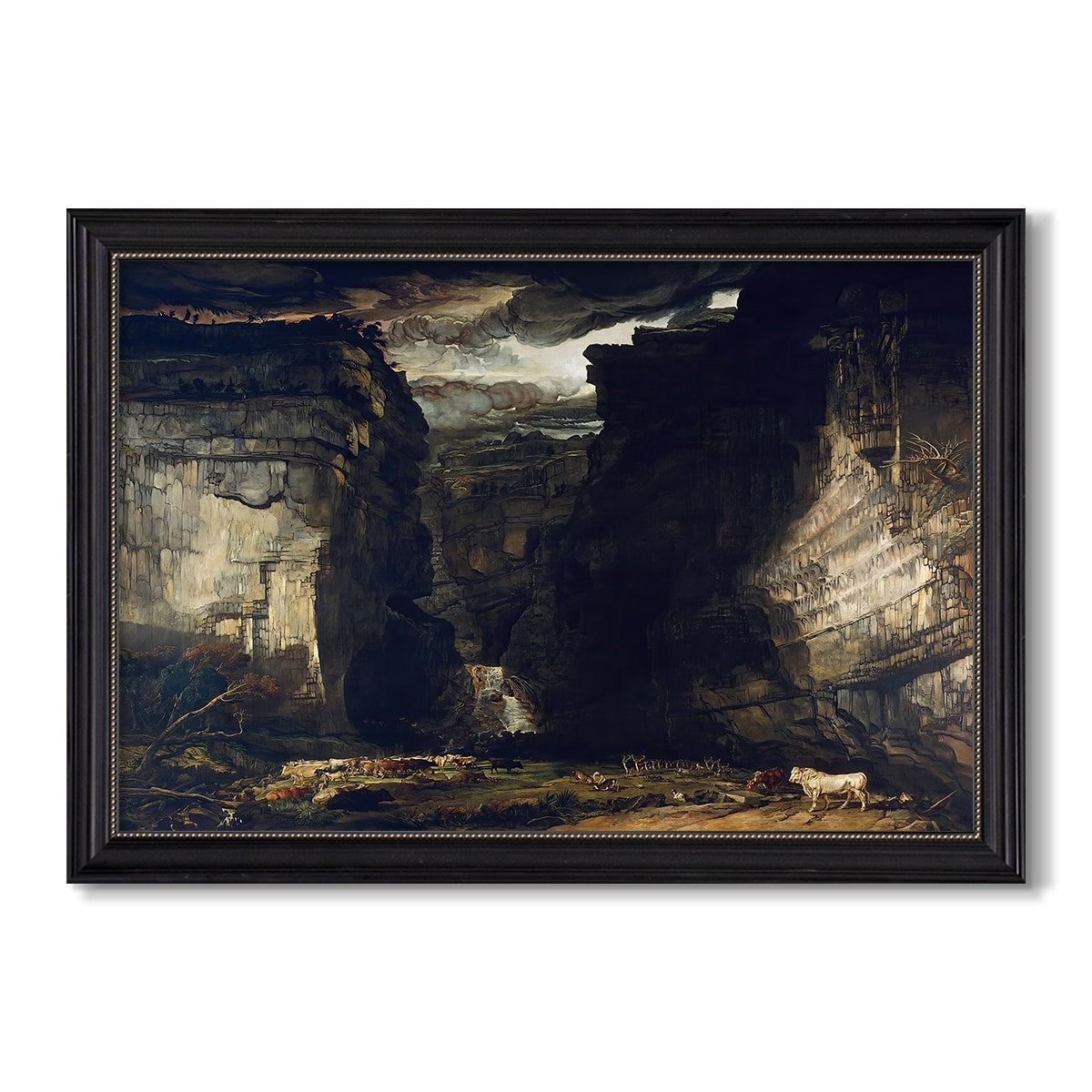 Gordale Scar C 1811 1813 James Ward Custom Framed Canvas