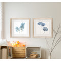 Gorgeous Blue Ii 2 Piece Set 16 X 16
