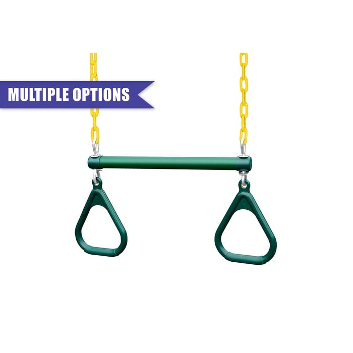 Gorilla Playsets 17 Inch Trapeze Bar With Rings