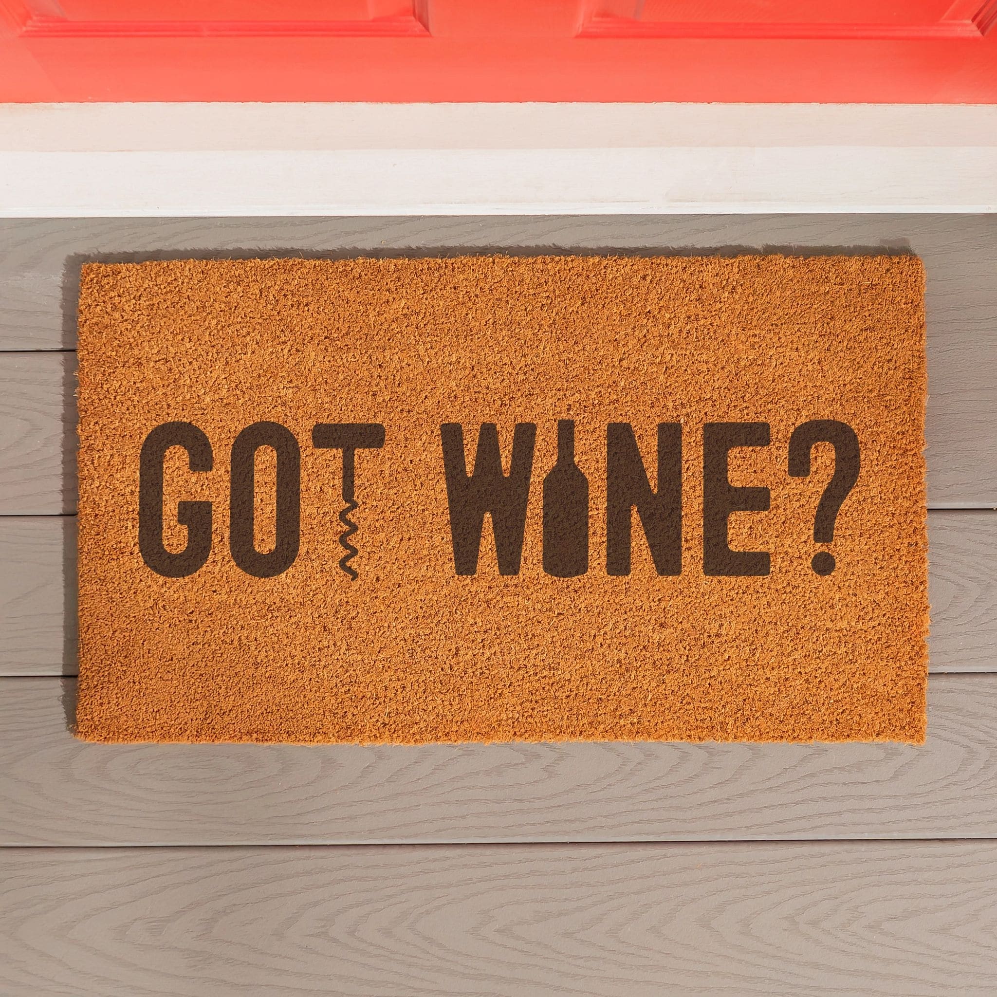 Got Wine Coir Door Mat 28 X 16 28 X 16