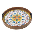 Gourmet Basics By Mikasa Round Tile 16 Lazy Susan