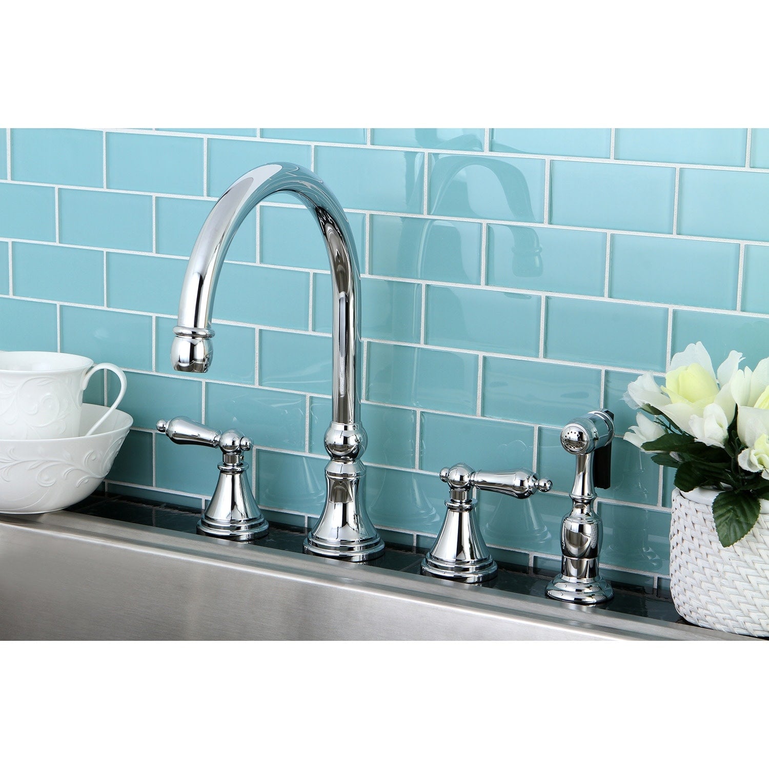 Governor Widespread Kitchen Faucet