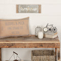 Grace Grain Sack Pillow 14X22
