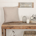 Grace Ticking Stripe Pillow 18X18