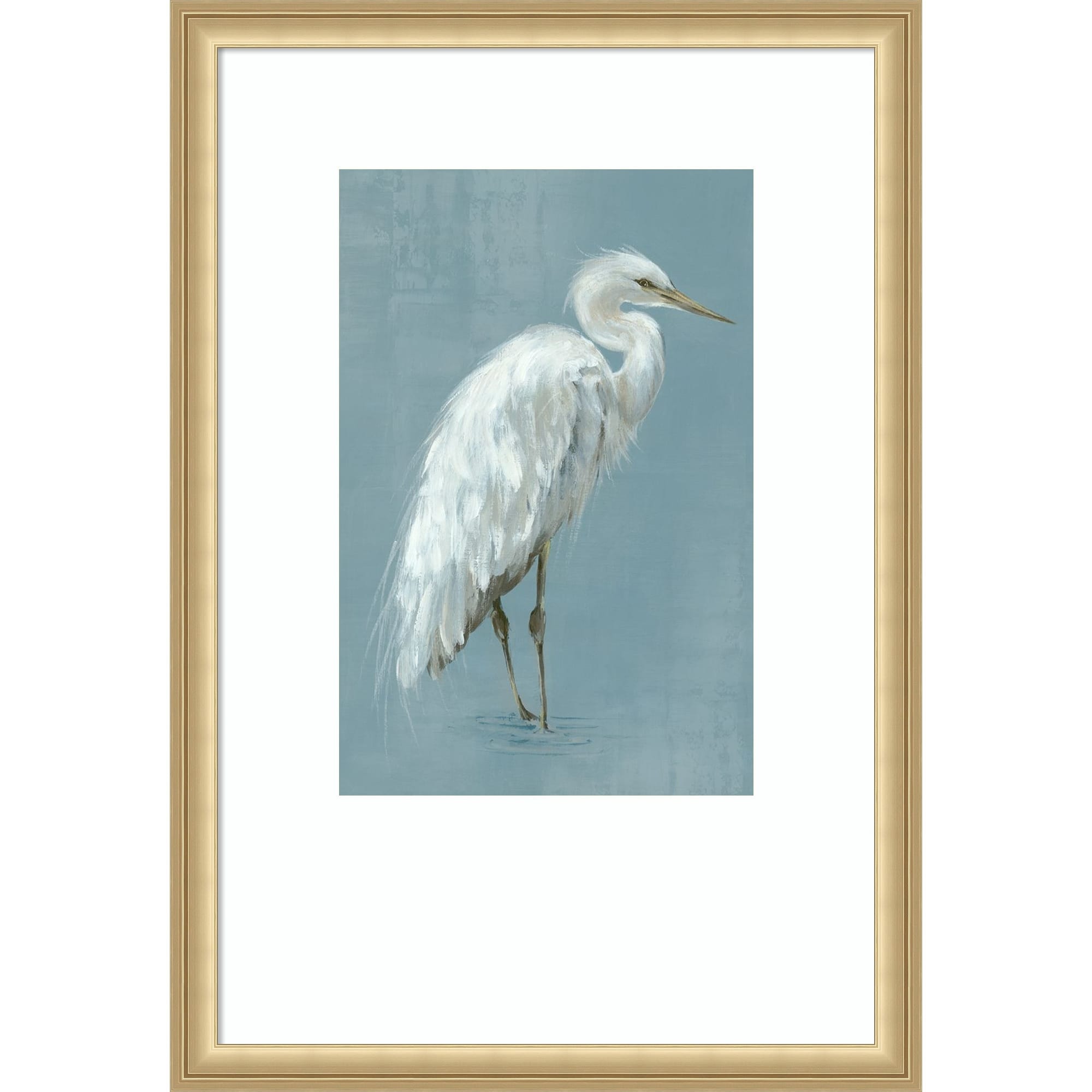Graceful Herons Ii By Eli Jones Wood Framed Wall Art Print