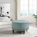Gracewood Hollow Kuimba Storage Ottoman With Antique Nailheads